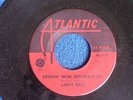 Larry Dale/Drinkin Wine Spo-dee-o-dee/Getting Up/1962/Atlantic 45-2133/EX to M-