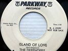 DEFENDERS doowop PARKWAY promo strongVG+ 45 Island Of Love I Laughed So Hard e90