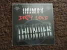 Thunder Dirty Love RARE Shaped Picture Disc