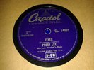 PEGGY LEE : FEVER  /  YOU DON'T KNOW.  UK. 78 rpm (1958)