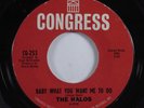 Girl Group Mod Soul 45 HALOS Baby What You Want Me To Do CONGRESS HEAR
