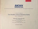 FOURNIER BACH Cello Suites 1 & 2 1st RED STEREO LOGO German ARCHIV 198 186 rare