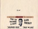 Elvis Presley RCA Victor SDS-57-39 Dealer's Prevue (EP) sleeve only 1957
