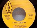 THE MIRACLES - SHOP AROUND / WHO'S LOVIN YOU - misprint TAMLA #T-54034 45rpm 7''
