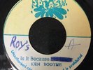 KEN BOOTHE - Is It Because I’m Black. JA Splash 45’ Reggae Soul Funk Killer