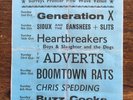 Greyhound Croydon Punk Flyer Heartbreakers The Adverts Buzzcocks Banshees