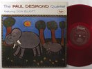 PAUL DESMOND QUARTET Featuring Don Elliott FANTASY LP VG+ mono red wax promo
