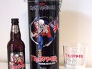 IRON MAIDEN Trooper ltd ed collectors gift tin, pint beer glass & bottle (empty)