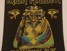 Iron Maiden Patch Powerslave woven rare Aria Samson Urchin Diamond Head Aufnäher