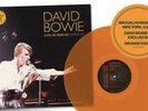DAVID BOWIE LIVE IN BERLIN LP - EXCLUSIVE BROOKLYN NEW YORK MUSEUM ORANGE VINYL