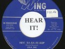 Lola Dee POPCORN TEEN 45 (Wing 90035) Hey  Ba-Ba-Re-Bop /In The Year Of  VG++/M-