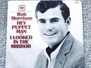 BOB MORRISON Columbia WHITE LABEL 45 DJ Promo HEY PUPPET MAN & Picture Sleeve