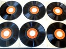 SEEBURG Background Music Records   BASIC ORANGE - EARLY 1967-1968   Set of 6