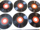 SEEBURG Background Music Records   BASIC RED Labels 1969   Set of 6