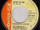 60s 70s Skinhead Reggae DERRICK & PATSY hey boy 1968 UK Nu Beat 7
