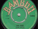 60s 70s Reggae JACKIE MITTOO our thing Rare 1969 UK Bamboo 7