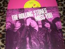 ROLLING STONES   MISS YOU.  Orig UK 1978 pink vinyl 12