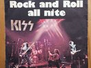 KISS - ROCK AND ROLL ALL NITE. RARE 1976 ITALIAN PICTURE SLEEVE 7” SINGLE.