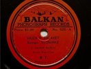 ALBANIAN Folk 78 RPM Record_BALKAN 525_Turkish Greek interest_RARE
