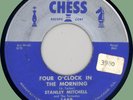 STANLEY MITCHELL & TORNADOS Four O'Clock in the Morning 45rpm Chess 1957 doo-wop