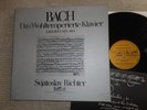 BACH DAS WOHLTEMPERIERTE KLAVIER Teil 2 Richter 3 LP BOX EURODISC MINT