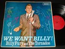 BILLY FURY & TORNADOS LP ?– WE WANT BILLY  - 1960s TEEN RED DECCA NEW ZEALAND