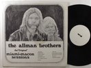 ALLMAN BROTHERS Original Miami-Macon Sessions LP VG++ unofficial release SHRINK