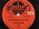 doo wop 78 RPM THE FIVE SATINS In The Still Of The Nite EMBER HEAR VG The Jones
