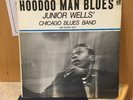 JUNIOR WELLS  HOODOO MAN BLUES  RARE  EX LATE 1960’S DELMARK RECORDS BLUES LP