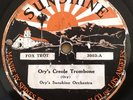 JAZZ 78RPM ; ORY'S SUNSHINE ORCH. SUNSHINE 3003  