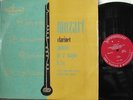 Wlach, Vienna Konzerthaus QT/Mozart Clarinet Quintet Westminster MONO WL 5112