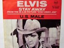 Elvis Presley, U.S. Male, Stay away, 1968, Promo-Sticker