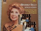 Beverly Sills Sings Verdi Original 1980's LP Signed with Authentic Photos