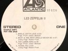 LED ZEPPELIN II  ATLANTIC 8236 WHITE LABEL PROMO RL LUDWIG HOT MIX RARE VG+