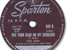 Super Rare 1959 PAUL ANKA Rock'n Roll 78 RPM Record Put Your Head on my Shoulder