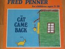 RARE Fred Penner Lp The Cat Came Back 1980 Original Press Debut TR-009 VG++