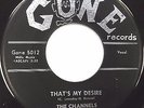 The CHANNELS orig.black label GONE 45 That's My Desire / Stay As You Are ws529