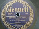 Ferd Jelly Roll Morton Wolverine Blues 78 Gennett #5289 King Porter Stomp Jazz