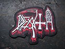 Death Backpatch Patch Shape Old Logo Death Metal Mantas Immolation