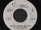 FULLER BROTHERS: Moanin', Groanin', And Cryin' / By My Side 45 (dj, small tol,