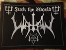 Watain F*ck The World Inverted Cross Pitchfork Pentagram Back Patch Black Metal