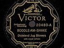DIXIELAND JUG BLOWERS. Boodle-Am/ Carpet Alley. 78 rpm Victor 20480 E+/M-