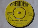 THE GASS COMPANY EVERYBODY NEEDS LOVE/ NIGHTMARE. UK 45  DEMO. RARE PYSCH