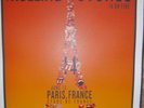 the Rolling Stones Paris france poster lithograph 2014- on fire tour-no filter