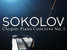 Signed by GRIGORY SOKOLOV Chopin Piano Concerto No.1 Sony Eurodisc LP Signiert