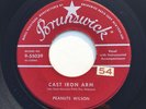 RockabIlly 1957 JOHNNY PEANUTS WILSON Cast Iron Arm Brunswick 55039 MINT-