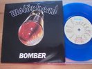 Motorhead - Bomber 1979 UK 45 BRONZE BLUE VINYL FULLY SIGNED/AUTOGRAPED LEMMY