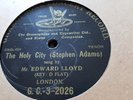 MR EDWARD LLOYD THE HOLY CITY  GRAMOPHONE CONCERT GC-3-2026