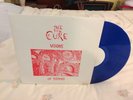 Visions Of Domino LP The Cure Very Rare Blue Vinyl Disc red and white cover