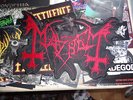 The True Mayhem Patch Backpatch Back Patch Shape Black Metal Morbid Venom